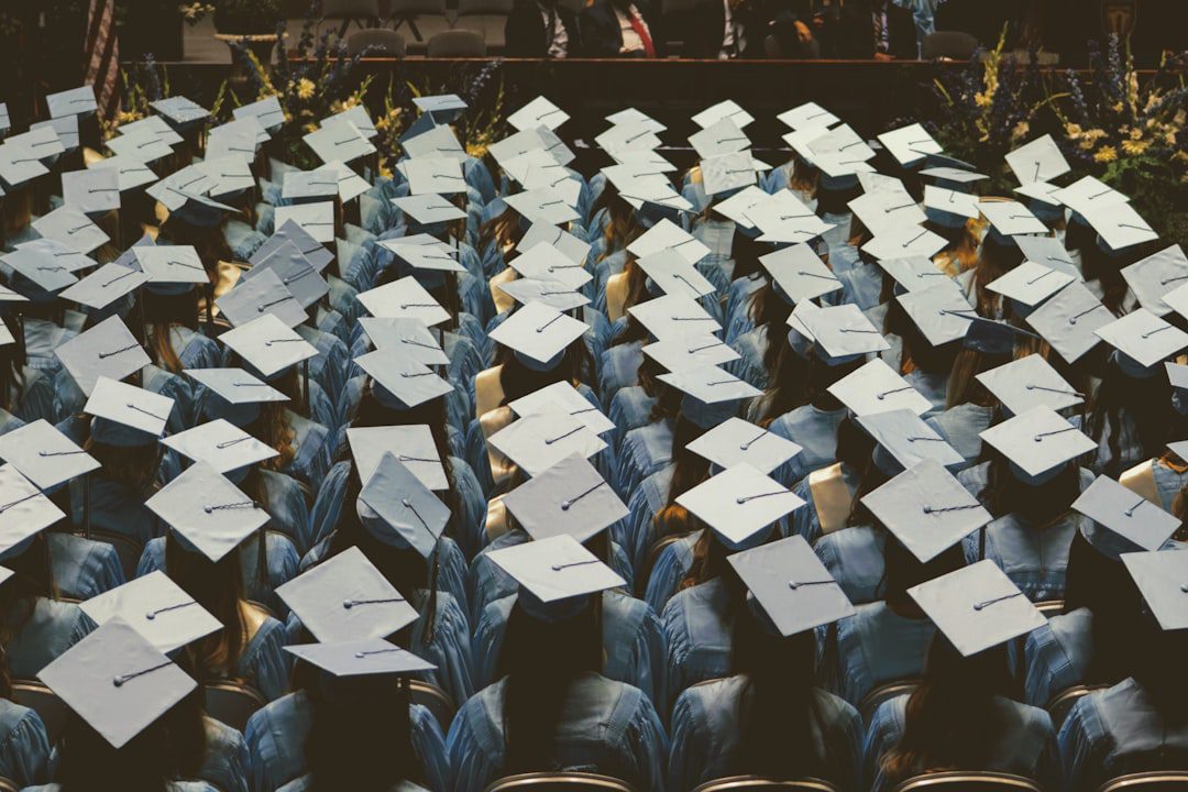 temperament evaluation — blue and white academic hat